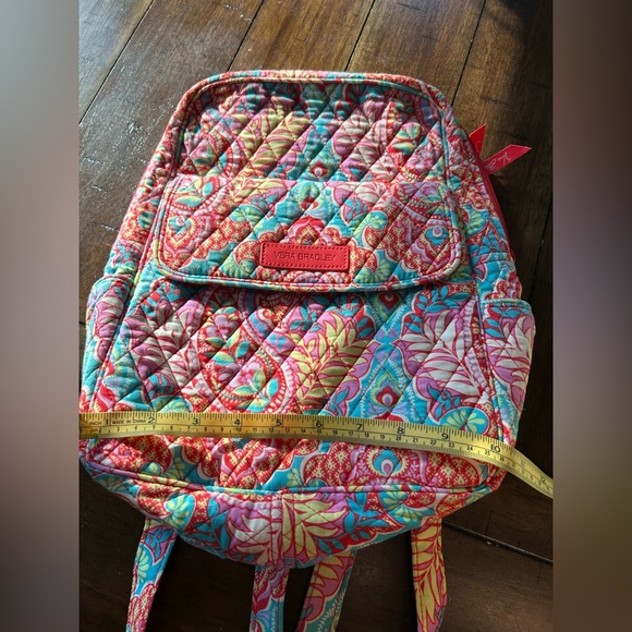 Vera Bradley Floral Pink and Blue Backpack - Picture 13 of 13